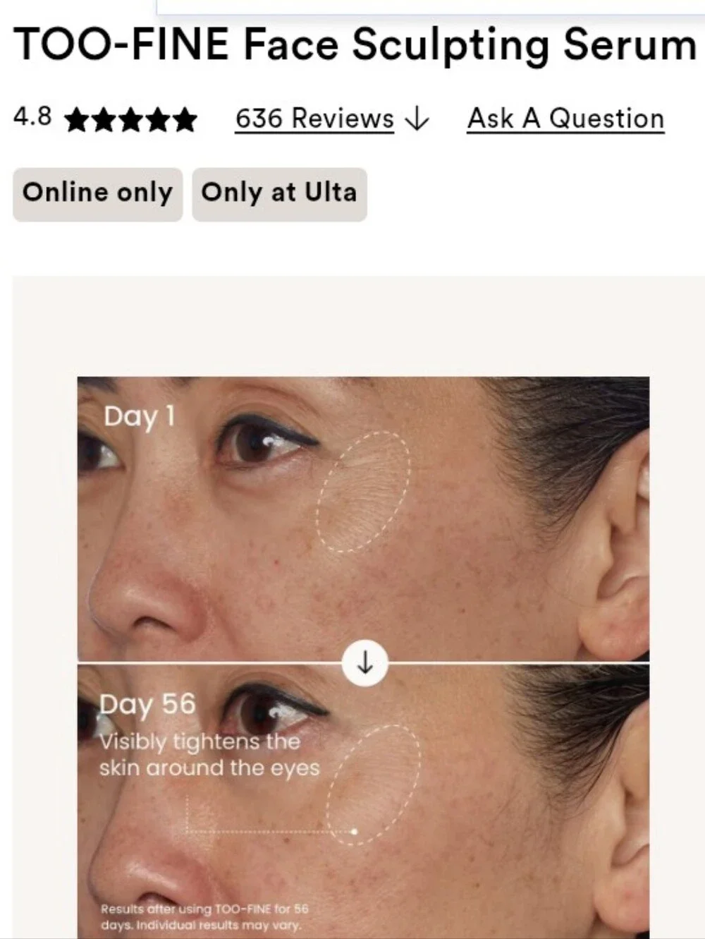 Maëlys Too-Fine Face Sculpting Serum —BNIB